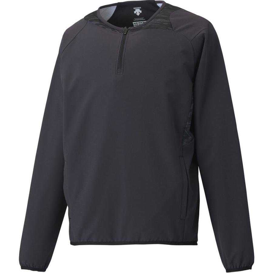 DESCENTE（デサント） 長袖ハイブリッドジャケット ブラック : EZAKI