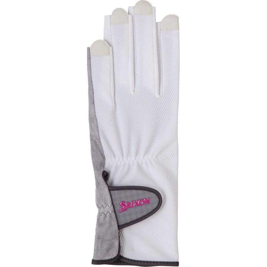 Srixon スリクソン レディース テニス用手袋 テニスグローブ ネイルスルータイプ 両手セット レディス ホワイト Ezaki Net Golf 通販 Paypayモール