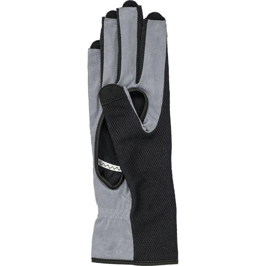 DUNLOP(ダンロップテニス) ダンロップ DUNLOP レディース グローブ ネイルスルータイプ 両手セット TGG-0118W ブラツク|ezaki-g|02