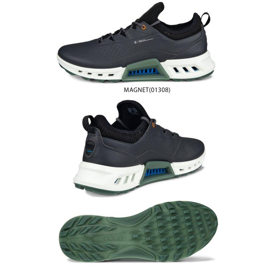 ECCO エコー 日本正規品 BIOM C4 レース バイオムC4 メンズモデル 防水 スパイクレス ゴルフシューズ 「 130404 ( 01308 ) 」_1