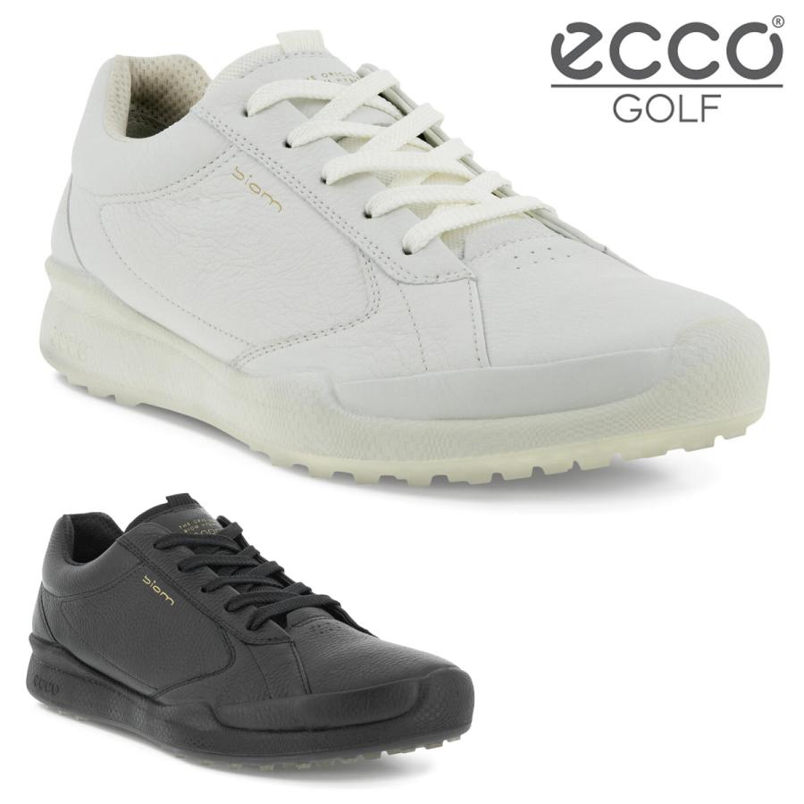 【新品】エコー ecco biom レディース用 ゴルフシューズ ホワイト エコー ゴルフ シューズ バイオム エイチ ファイブ ボア スパイクレス