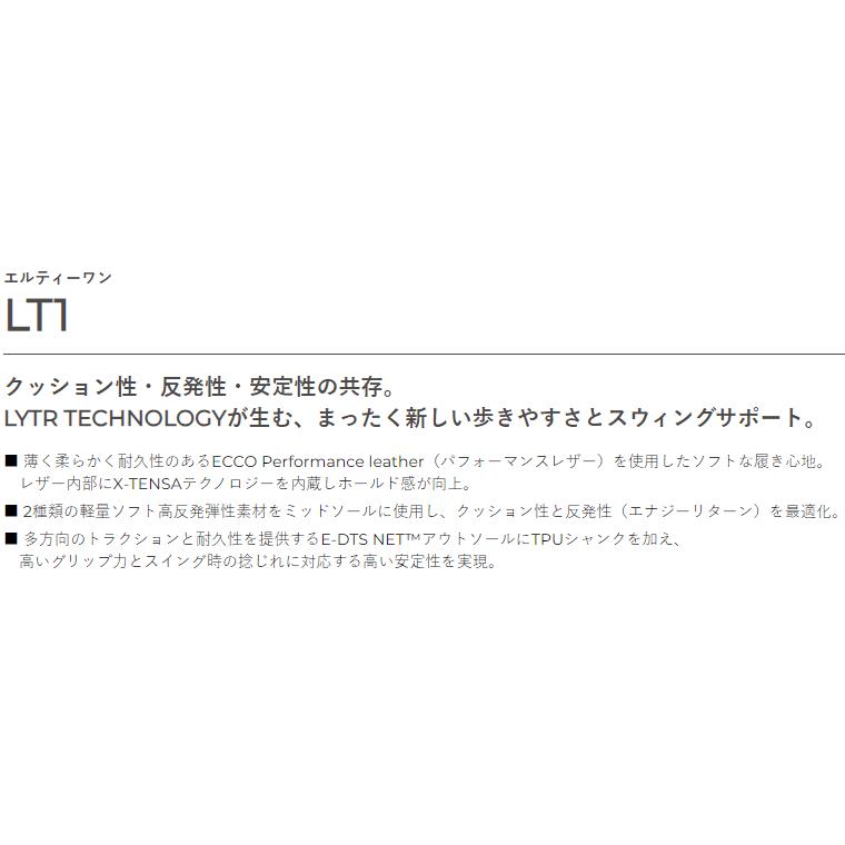 ECCO エコー 日本正規品 LT1 BOA エルティーワン ボア メンズモデル 防水 スパイクレス ゴルフシューズ 2025モデル 「 132274 ( 01038 ) 」 【当店在庫品】_3