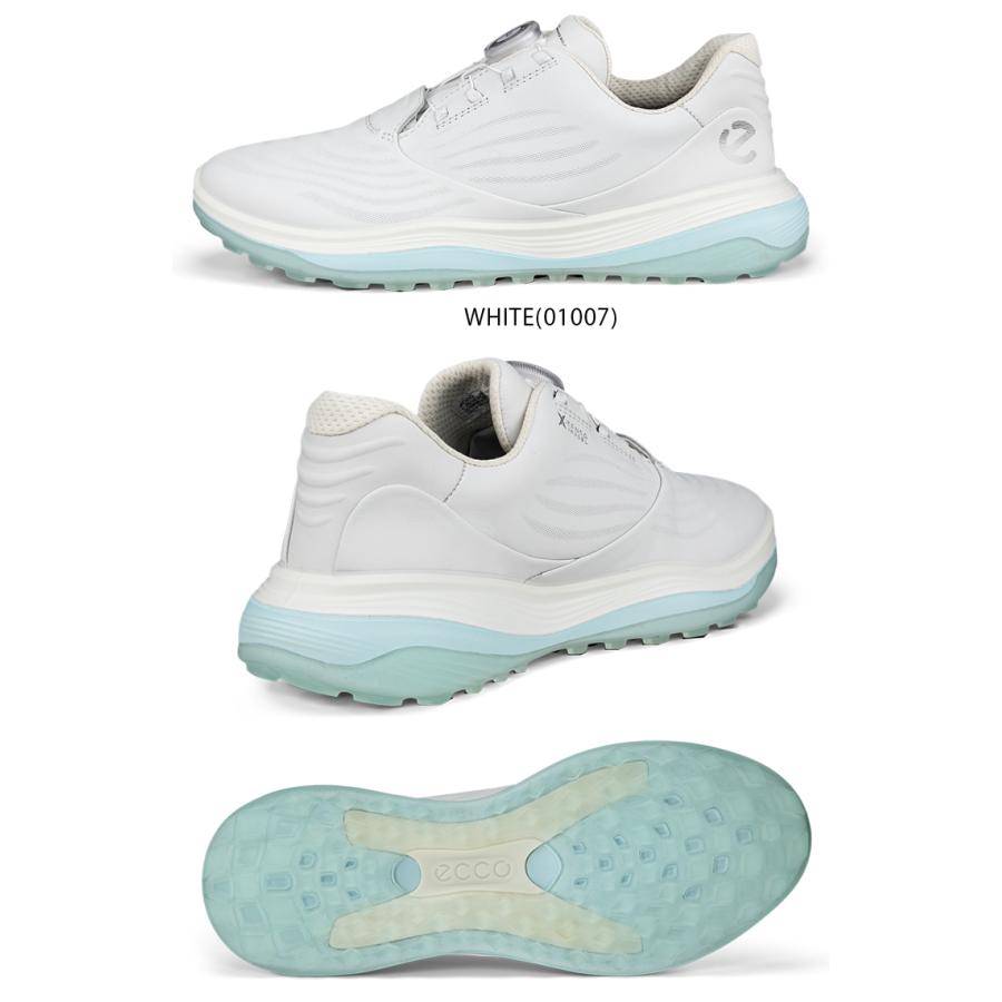 ECCO エコー 日本正規品 LT1 BOA エルティーワン ボア レディスモデル 防水 スパイクレス ゴルフシューズ 「 132763 ( 01007 ) 」_1