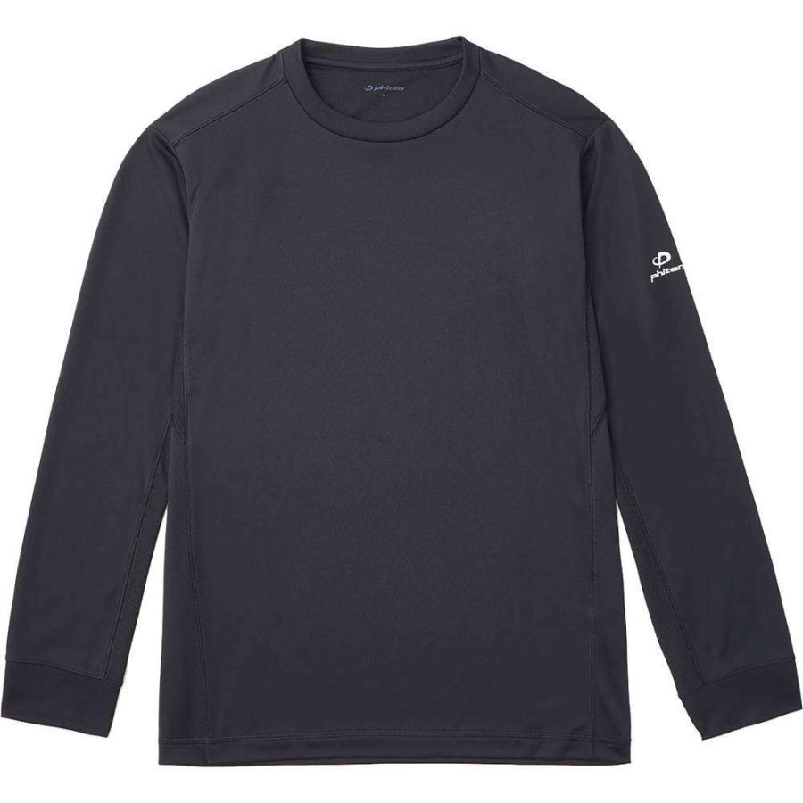 Phiten（ファイテン） RAKUシャツ 長袖 ブラック 3XO : EZAKI NET GOLF
