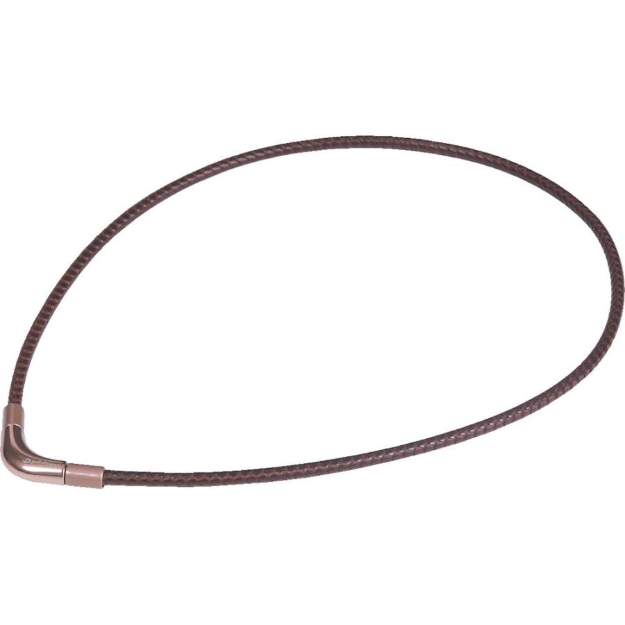 ファイテン RAKUWAネック メタックス チョッパーモデル ブラウン　40㎝ Phiten（ファイテン） RAKUWA ネック メタックス チョッパーモデル