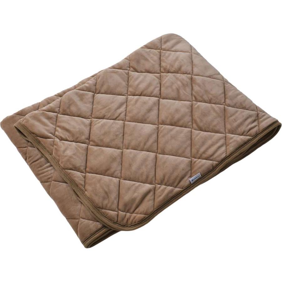 ファイテン Phiten 星のやすらぎ リバーシブル毛布敷きパッド パフタッチ & パイル ダブル  YO723088 Phiten（ファイテン） 星のやすらぎ リバーシブル毛布敷きパッド