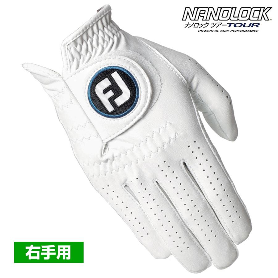 フットジョイ ナノロックツアー ホワイト ゴルフグローブ 2枚 size21 新品 フットジョイ ゴルフグローブ ナノロックツアー 左 2枚 サイズ21