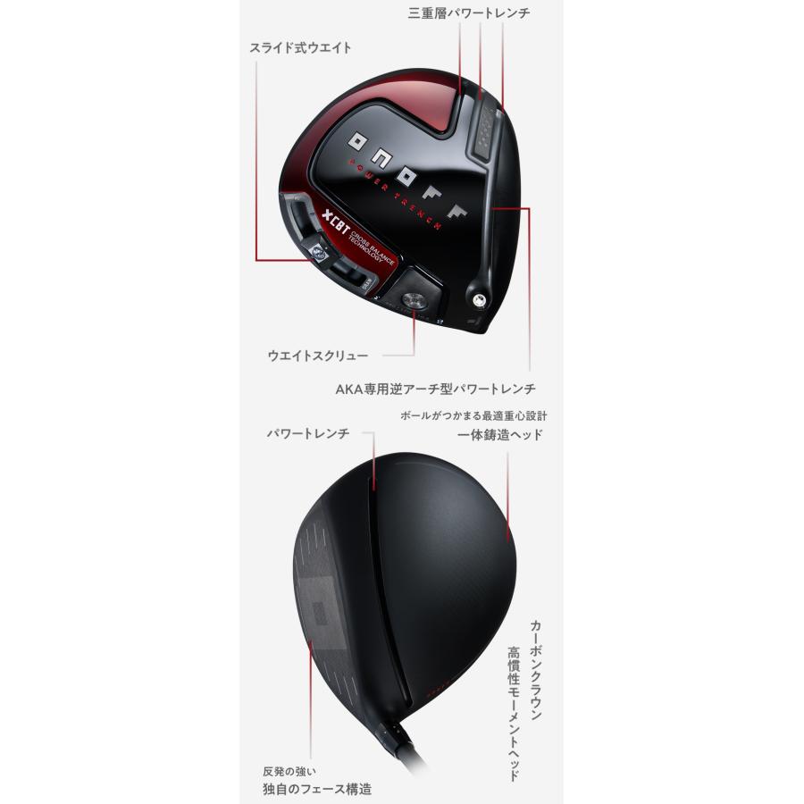 ONOFF グローブライド 正規品 AKA オノフ 赤 ドライバー 2024 ONOFF グローブライド 正規品 AKA オノフ 赤 ドライバー 2024