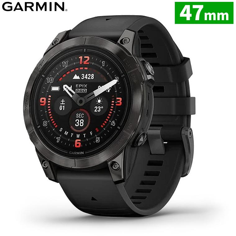 Garmin GPSナビウォッチ ブラック GARMIN（ガーミン） 【サマーキャンペーン】ガーミン 正規品 epix Pro