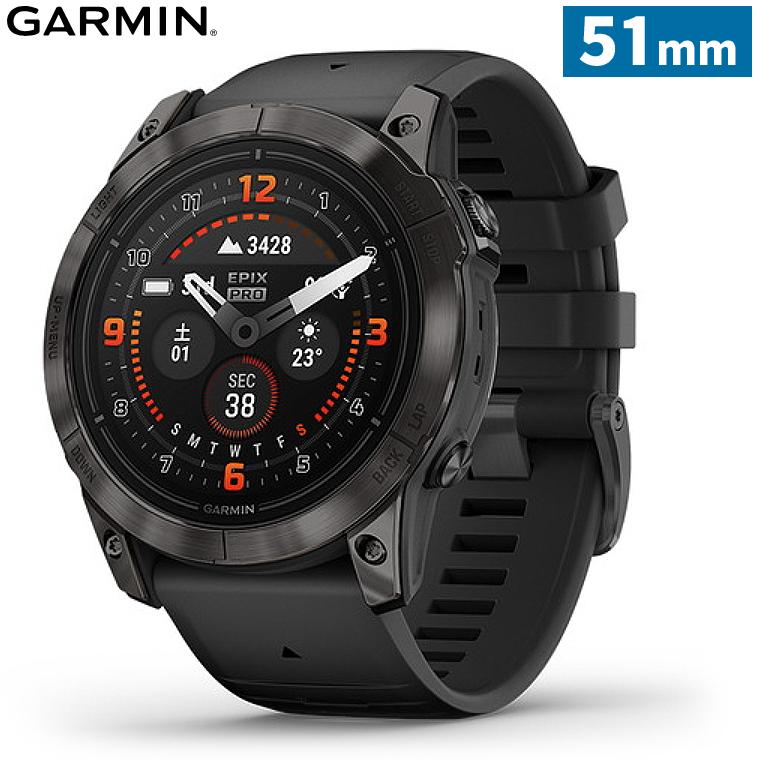 GARMIN EPIX GPSスマートウォッチ[美品] GARMIN（ガーミン） 【サマーキャンペーン】ガーミン 正規品 epix Pro