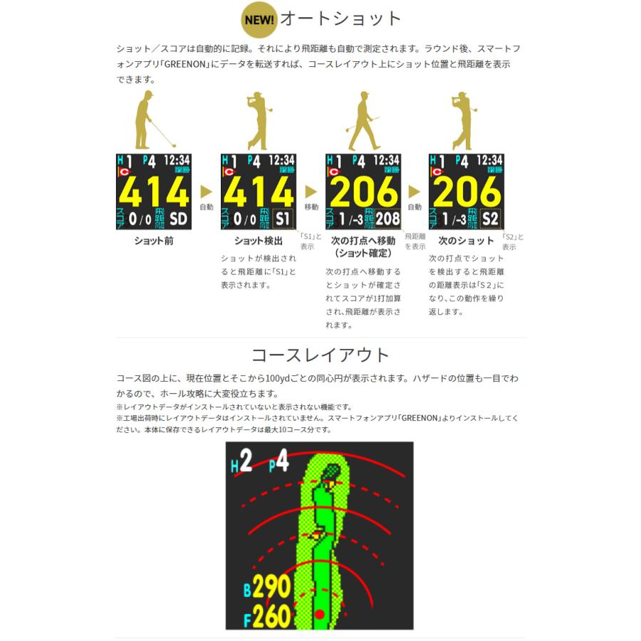 GREENON（グリーンオン） 正規品 THE GOLF WATCH NORM II PLUS ザ