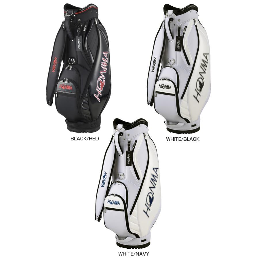 美品 軽量HONMA キャディバッグ ホワイト・ネイビー HONMA GOLF（本間ゴルフ） 25 CB12537 スタンダード キャディーバッグ