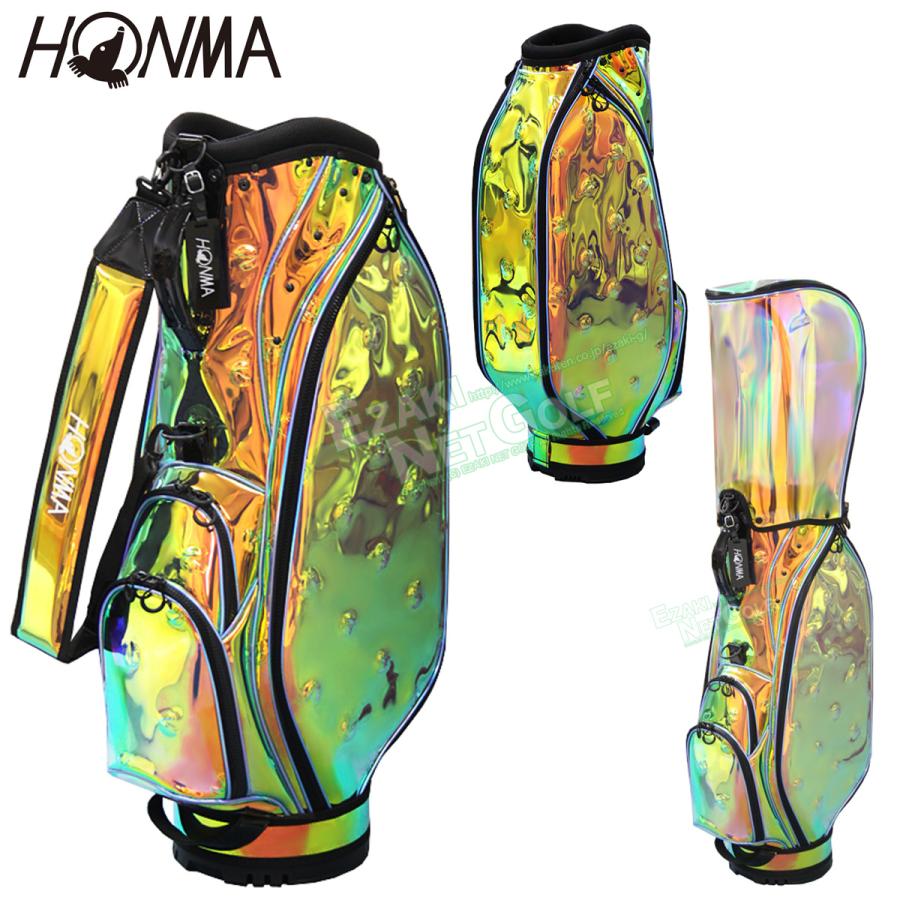 ホンマゴルフ キャディーバッグ 9型(オーロラカラー・ホワイト)CB12060