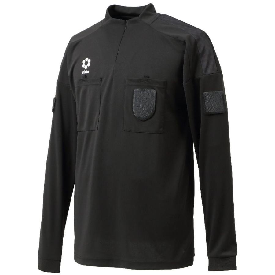 sfida - 【未使用】SFIDA スフィーダレフェリーウェア上下セット　Lサイズ SFIDA（スフィーダ） レフェリーシャツ L/S BLACK : EZAKI NET GOLF