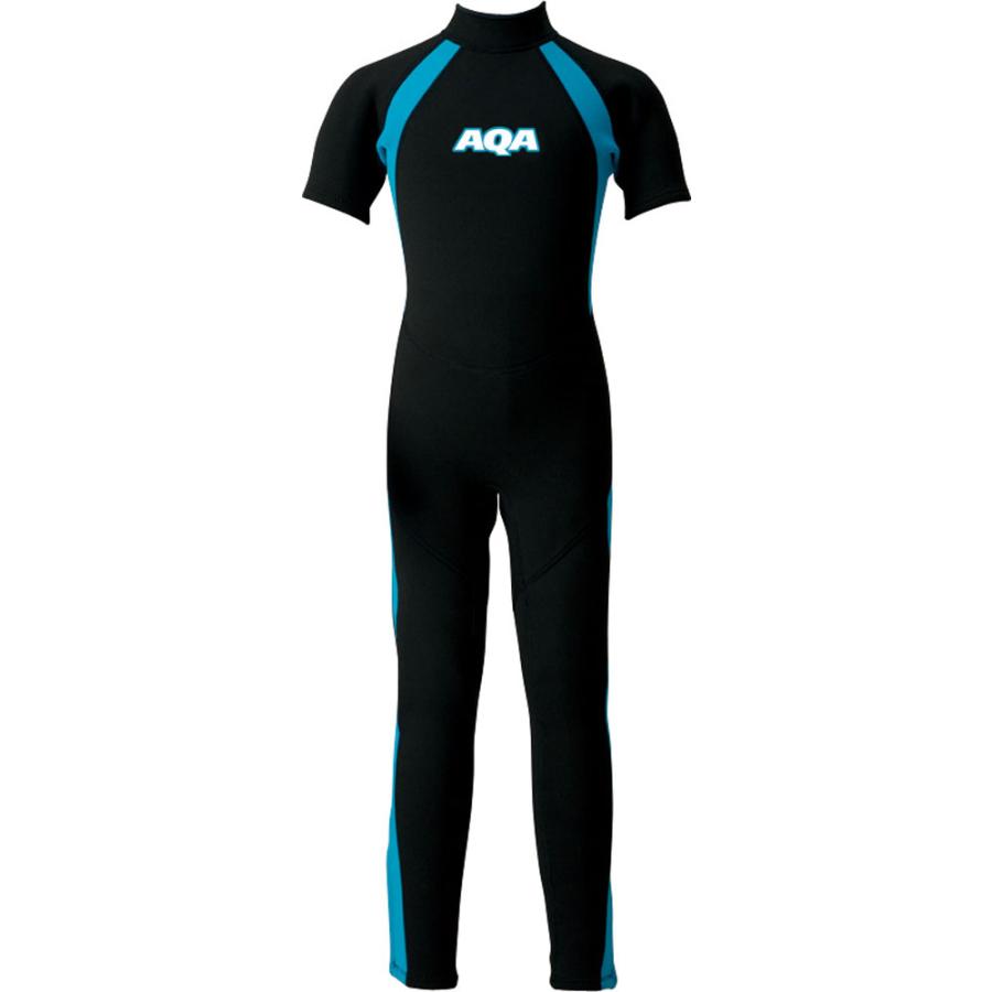 AQA エーキューエー KW4505A-5810 キッズスーツ シーガルII 【100】 （ブラック×ライトブルー） AQA（エーキューエー） AQA(アクア) キッズスーツ シーガル2 BK/ライト
