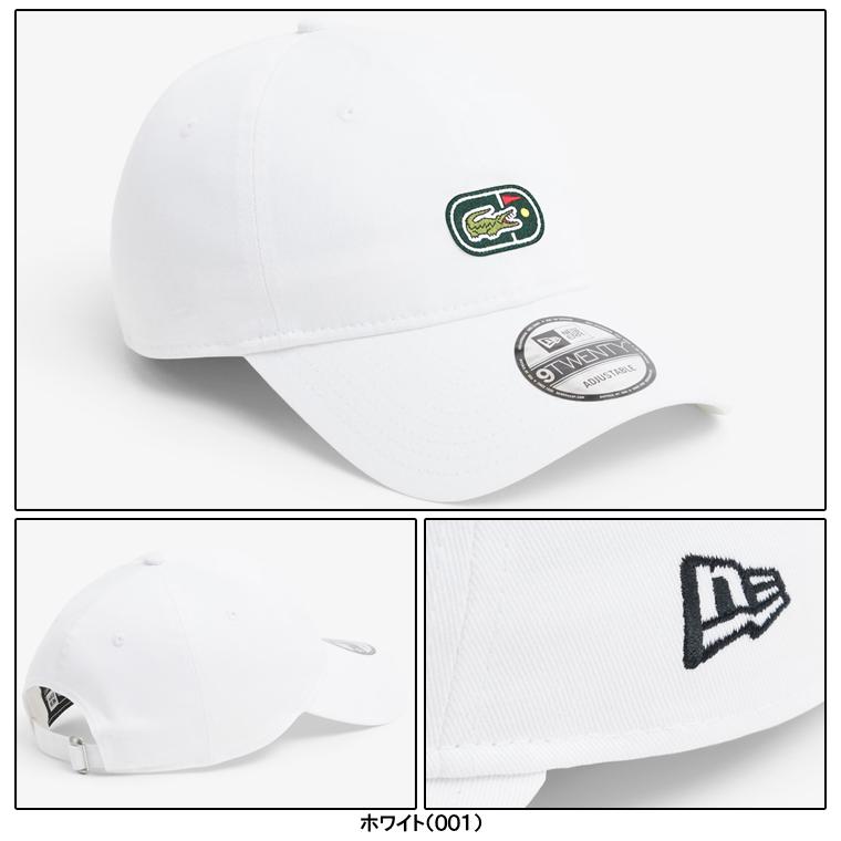 LACOSTE ゴルフキャップ ホワイト LACOSTE（ラコステ） キャップ 帽子 ゴルフ コットン メンズ 秋冬 綿