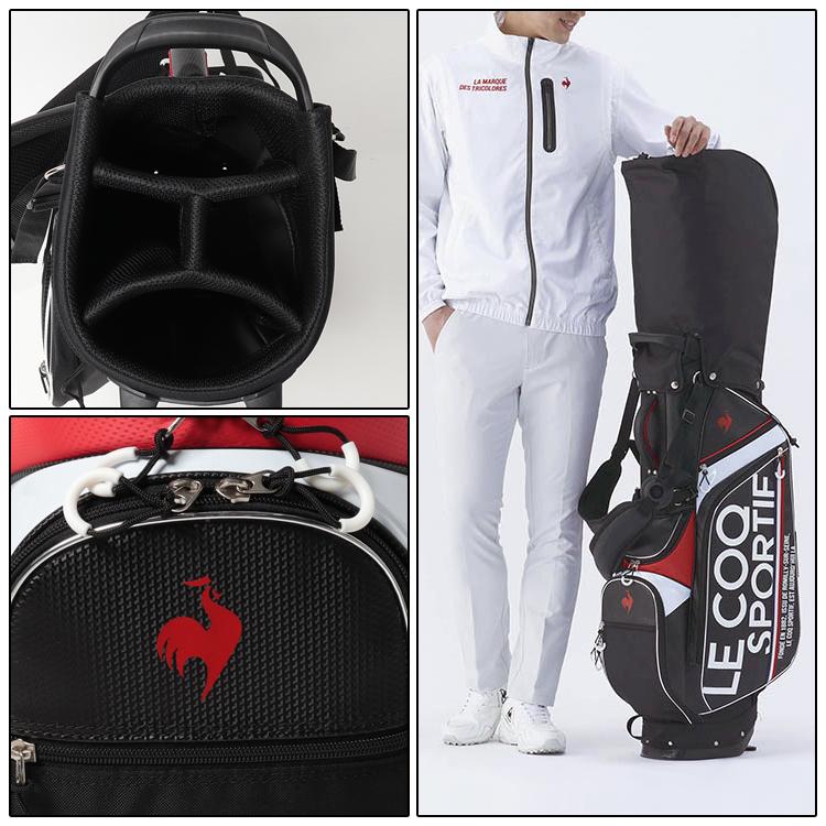 ルコックスポルティフ スタンド式 キャディバッグ ゴルフバッグ le coq sportif GOLF ルコックスポルティフ ゴルフ（メンズ
