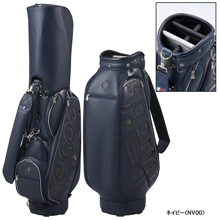 LE COQ SPORTIF ゴルフバッグ ブラック　ルコック le coq sportif ルコックスポルティフ（ゴルフ） ブラックトリコ
