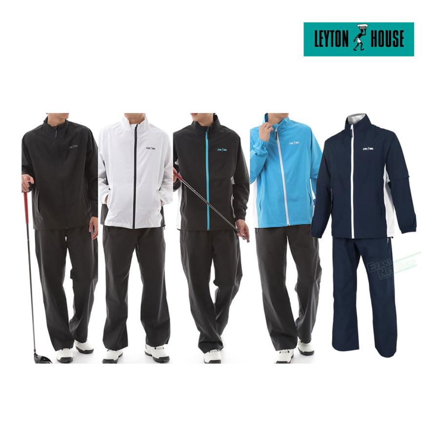 LEYTON HOUSE レイトンハウス メンズ ゴルフ レインウエア 上下セット