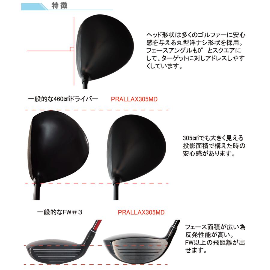 Lynx リンクス 正規品 PARALLAX 305 MD パララックス ミニドライバー オリジナルカーボンシャフト 2025新製品 | Lynx | 02