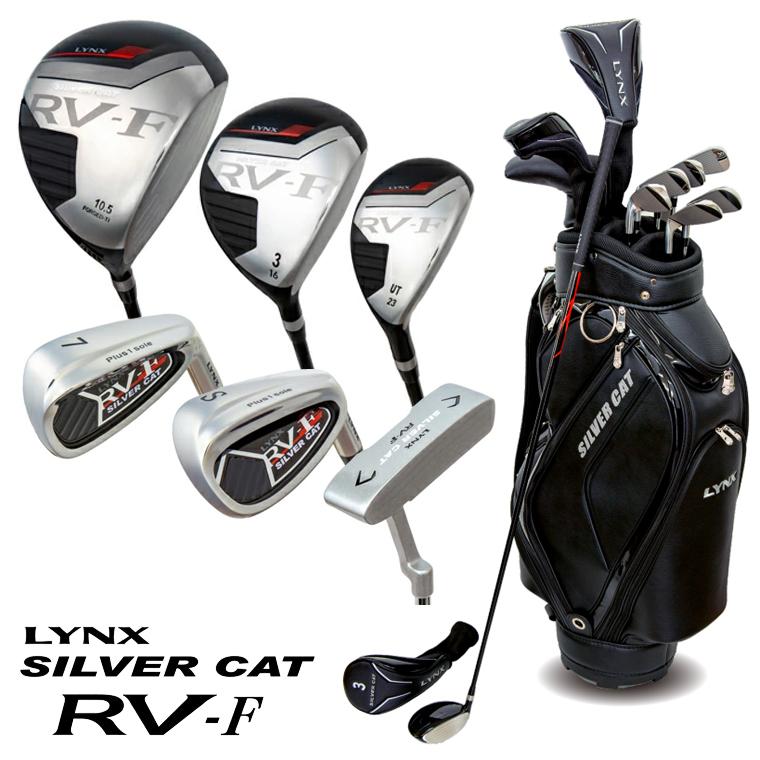 Lynx Silver Cat RV-F バック&クラブ10本セット Lynx リンクス 正規品 SILVER CAT シルバーキャット RV-F メンズ