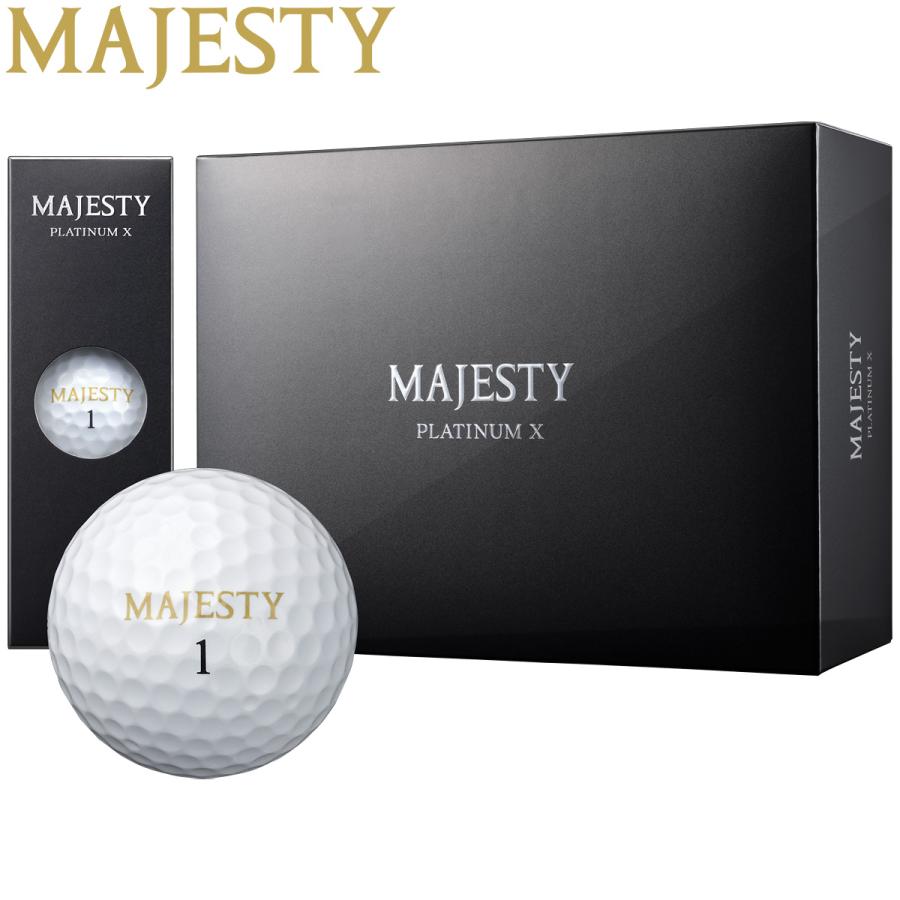SC様ご予約商品です MAJESTY PLATINUM X ゴルフボール マジェスティ MAJESTY PLATINUM X プラチナム エックス ゴルフボール1