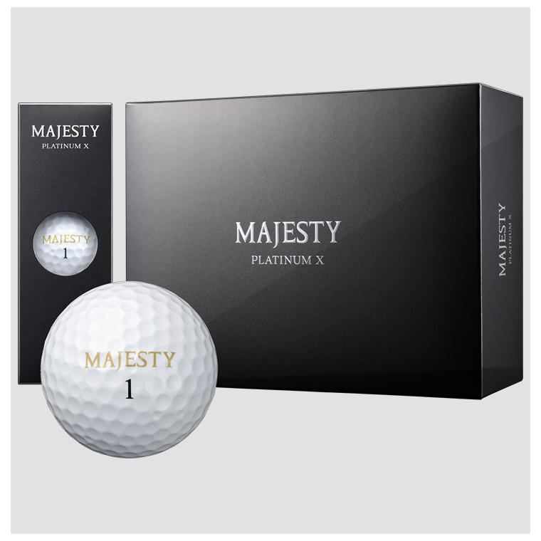 MAJESTY PLATINUM X ゴルフボール マジェスティ MAJESTY PLATINUM X プラチナム エックス ゴルフボール1