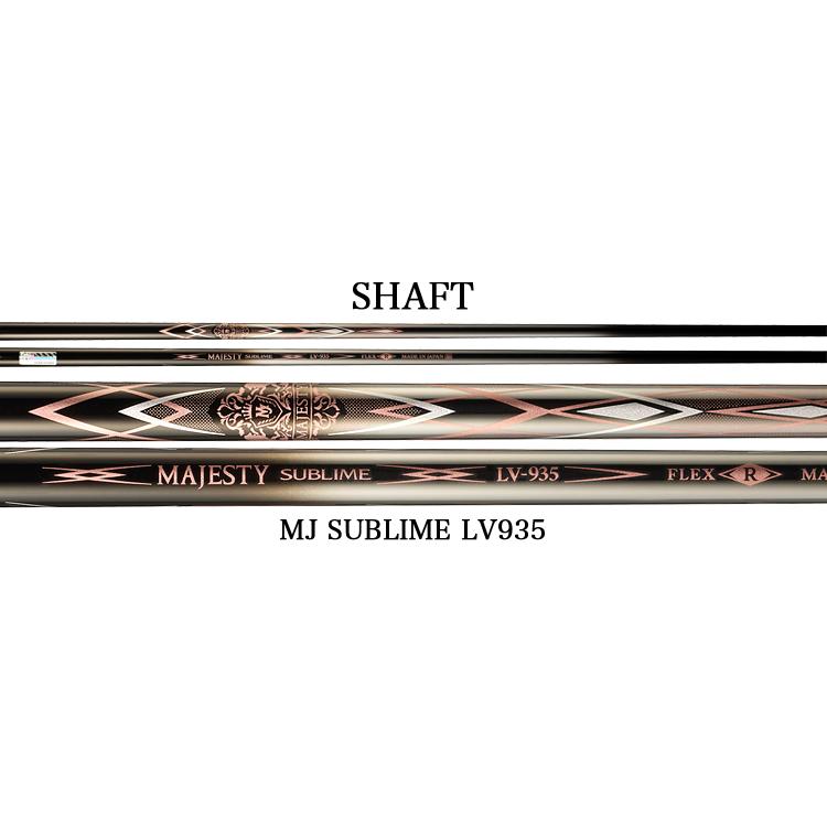 MAJESTY マジェスティ 日本正規品 SUBLIME BLACK IRON サブライム ブラック アイアン MJ SUBLIME LV935 カーボンシャフト 単品 (I＃5、I＃6、AW、SW)_6