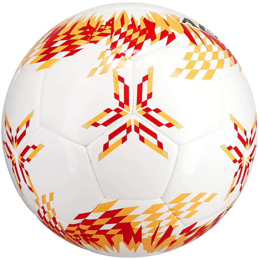 MIKASA（ミカサ） サッカー5号ALMUNDO検定球 シームロック 赤オレンジ
