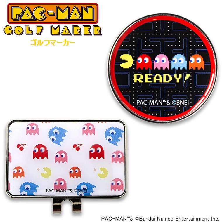 PAC-MAN パックマン ゴルフ クリップ マーカー レッド 「 MK0391 