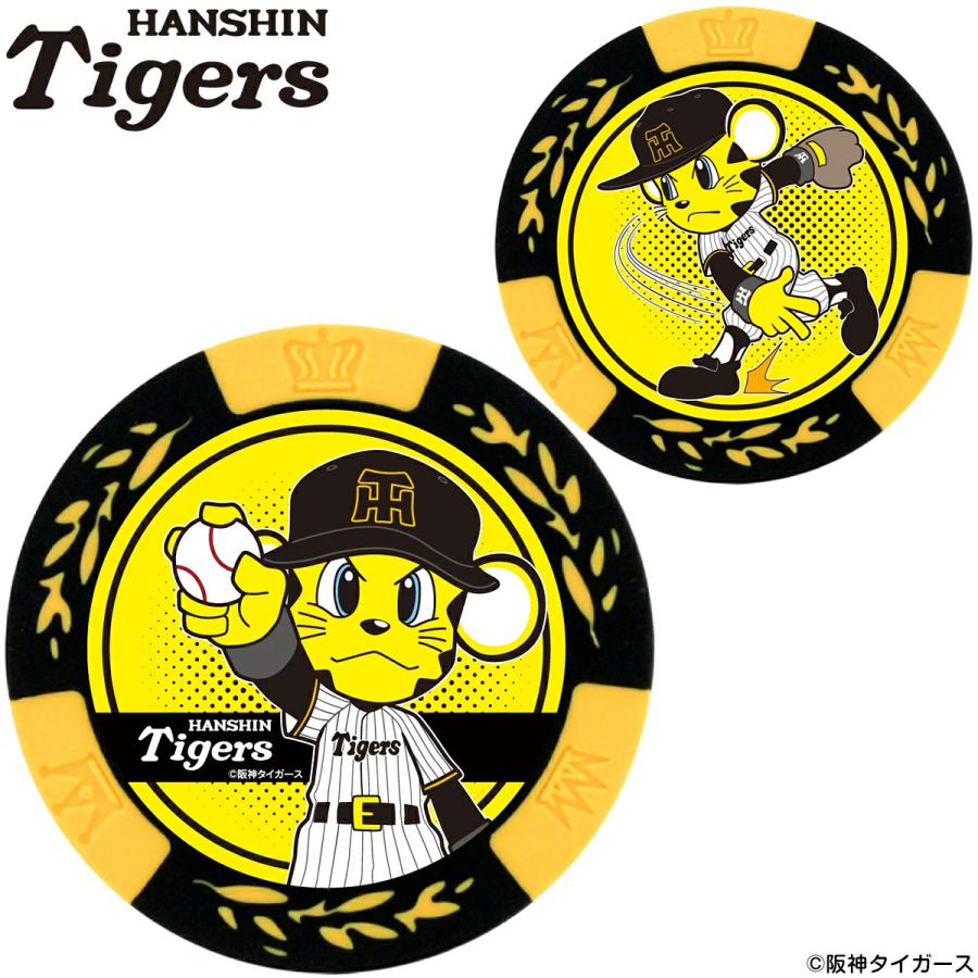 プロ野球 阪神タイガース トラッキー イエロー ゴルフ チップマーカー