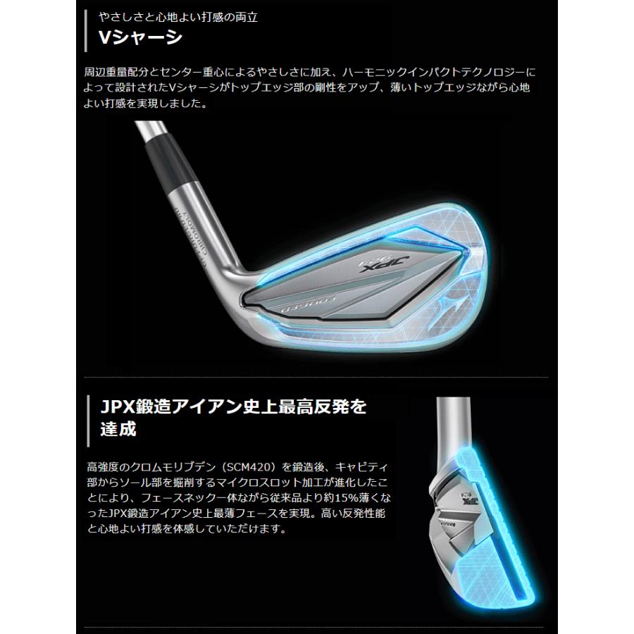 MIZUNO ミズノ 正規品 JPX923 FORGED アイアン ダイナミックゴールド95スチールシャフト 6本セット(#5〜9、PW) 2022モデル 「 5KJWS37206 」｜ezaki-g｜03