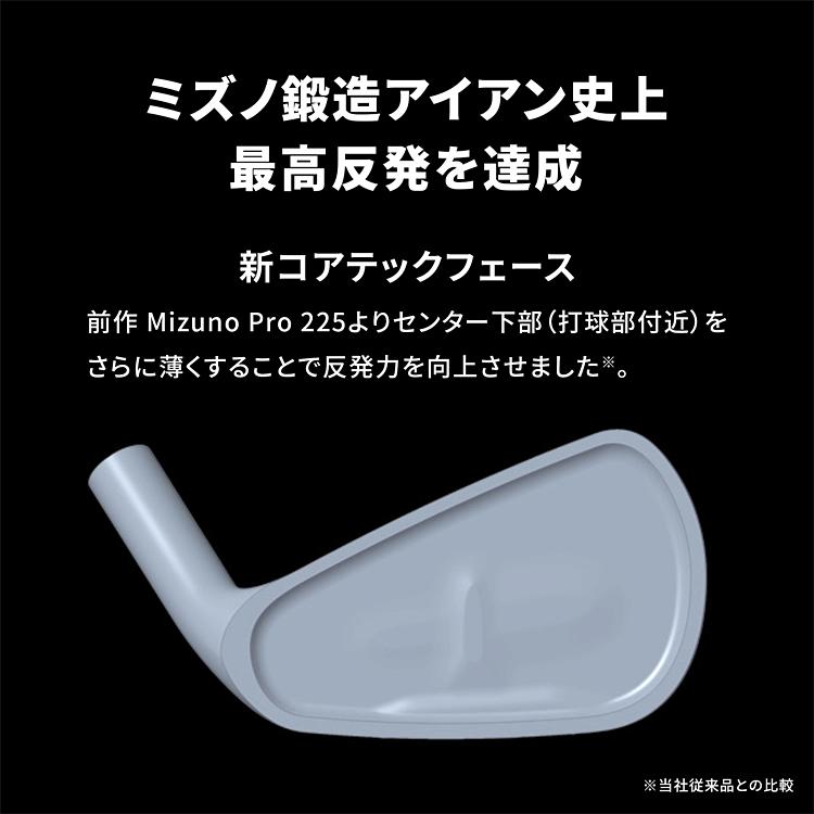 MIZUNO ミズノ正規品 Mizuno Pro 245 アイアン 2023モデル ダイナミックゴールド95スチールシャフト 6本セット(#5〜9、PW) 「 5KJWS33306 」｜ezaki-g｜06