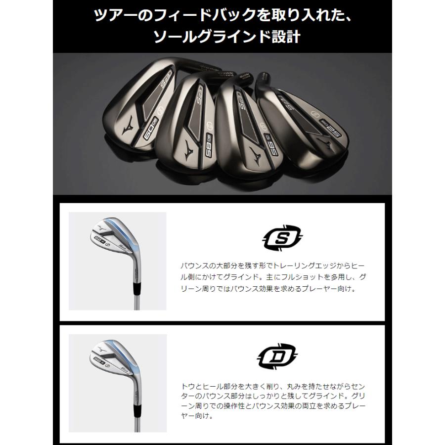 MIZUNO ミズノ 正規品 S23ウェッジ ホワイトサテンブラッシュ MIZUNO ミズノ 正規品 S23ウェッジ ホワイトサテンブラッシュ