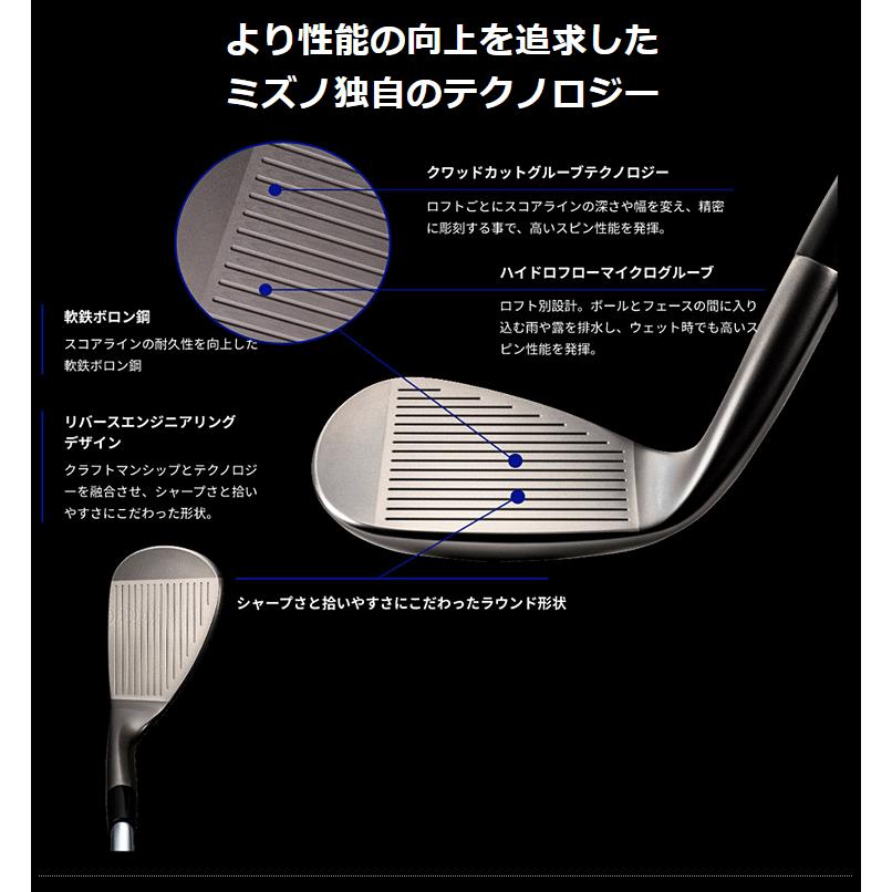 MIZUNO ミズノ 正規品 S23ウェッジ ホワイトサテンブラッシュ