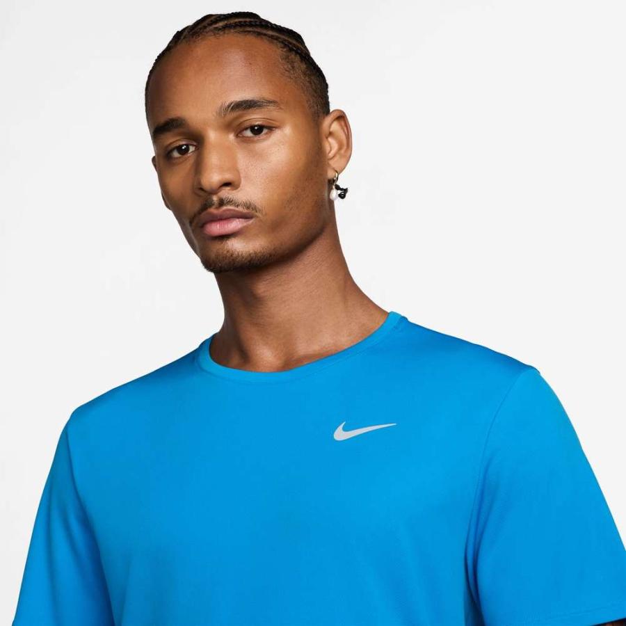 NIKE（ナイキ） DF UV マイラー S/S トップ ブルーヒーロー