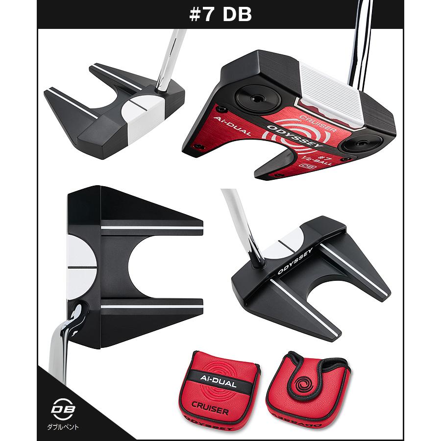 【限定品】 ODYSSEY オデッセイ 日本正規品 Ai-DUAL CRUISER 1/2-BALL エーアイデュアル ハーフボール クルーザー パター 2026新製品 ストロークラボ140スチール_1