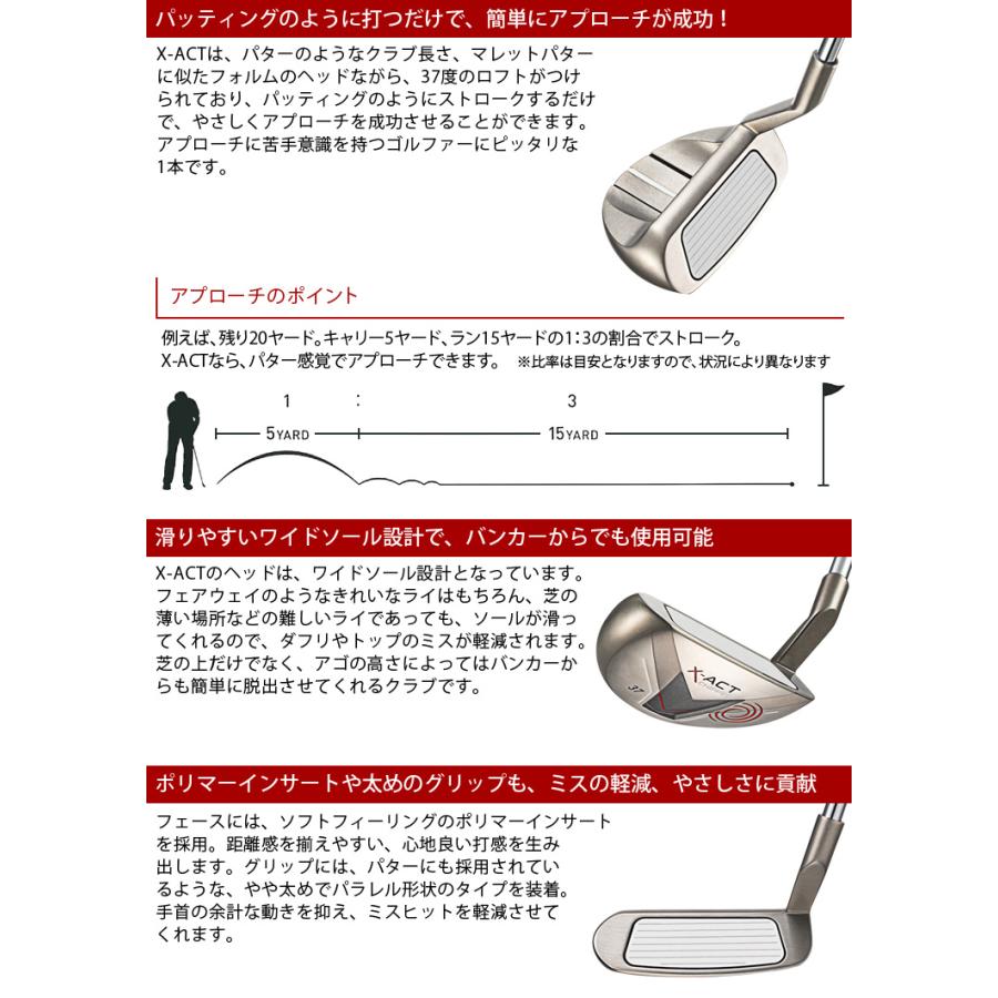 チッパー　46° Ｘ-ACT オデッセイ　ODYSSEY オデッセイ エグザクト ウィメンズ チッパー 日本仕様 Odyssey X