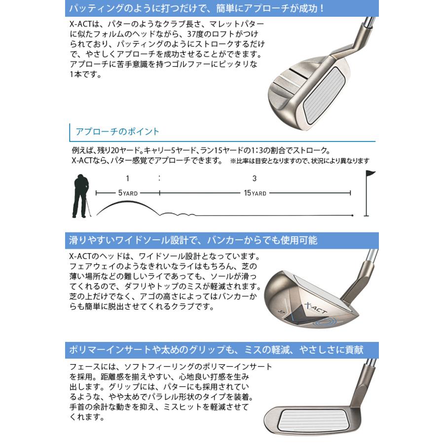 オデッセイ日本正規品 X-ACT CHIPPER エグザクトチッパー アプローチパター ウィメンズモデル 「 OD XACT CHIPPER WMS 」｜ezaki-g｜03