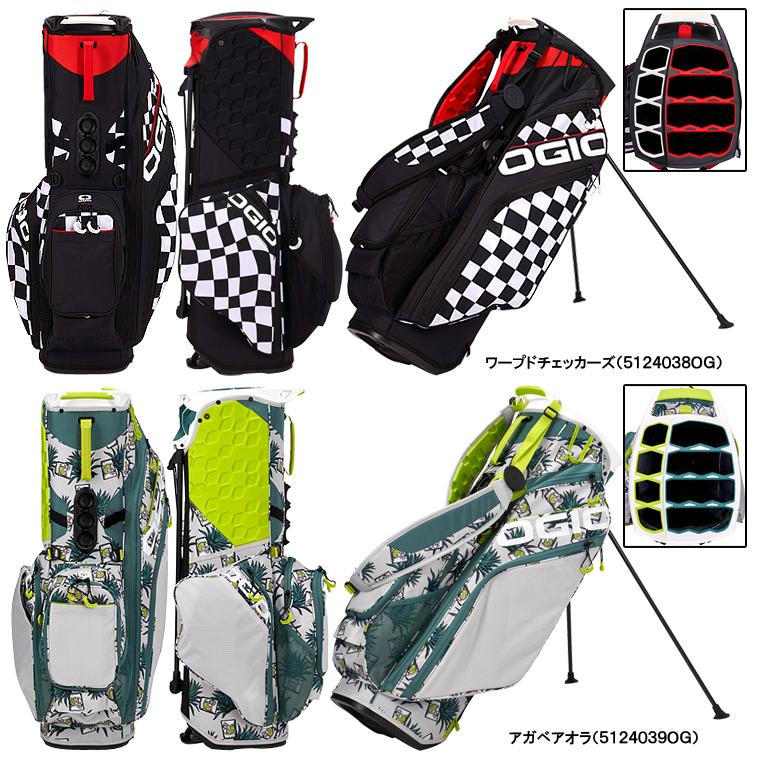 新品 OGIO WOODE スタンドキャディバッグ 2024年モデル OGIO オジオ スタンド キャディバッグ WOODE ハイブリッド 10型