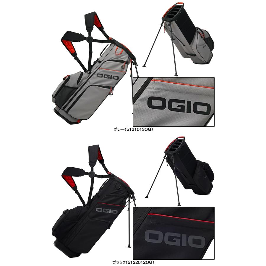 OGIO 軽量キャディバッグ 未使用品 OGIO 軽量 スタンド式キャディバッグ ブラック系 2025