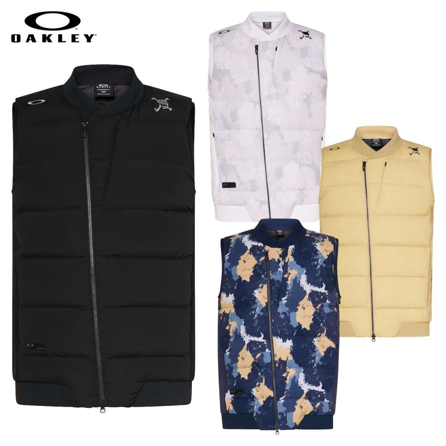 OAKLEY GOLF　オークリーゴルフ　ゴルフウェア　フルジップ　ダウンベスト OAKLEY GOLFオークリーゴルフゴルフウェアフルジップダウンベスト