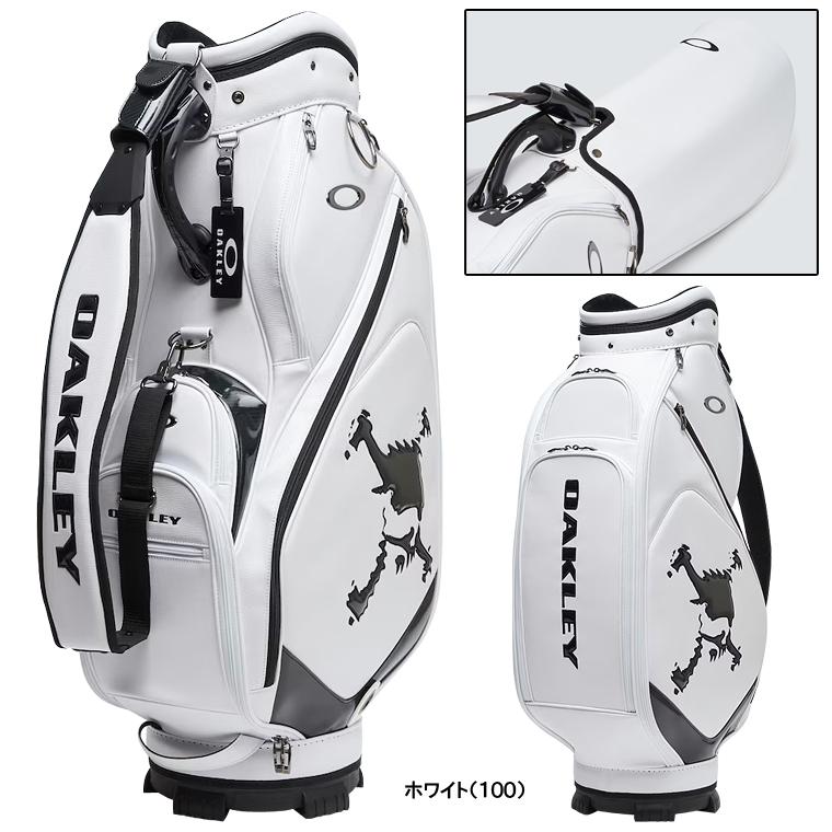 オークリー スカルデザイン　キャディバッグ　ホワイト OAKLEY オークリー 日本正規品 SKULL GOLF BAG 17.0 FW ( スカル