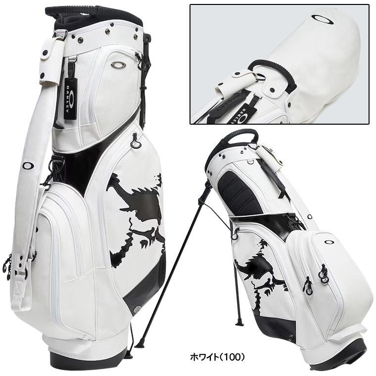 オークリー スカルデザイン　キャディバッグ　ホワイト OAKLEY オークリー 日本正規品 SKULL GOLF BAG 17.0 FW ( スカル