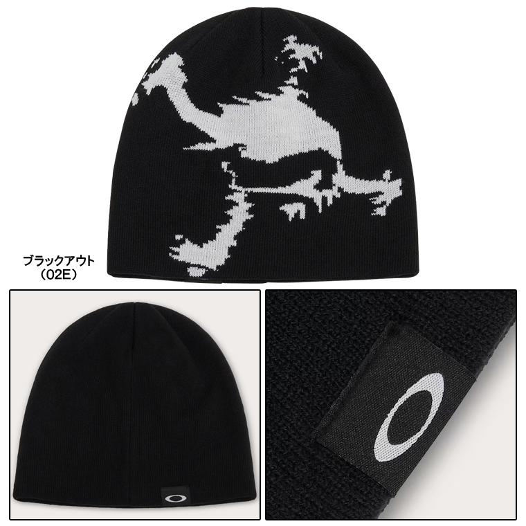00s Oakley archive スカルロゴ　ビーニー　ニット帽 Oakley Skull Beanie Fa 24.0 - Blackout | Oakley® JP