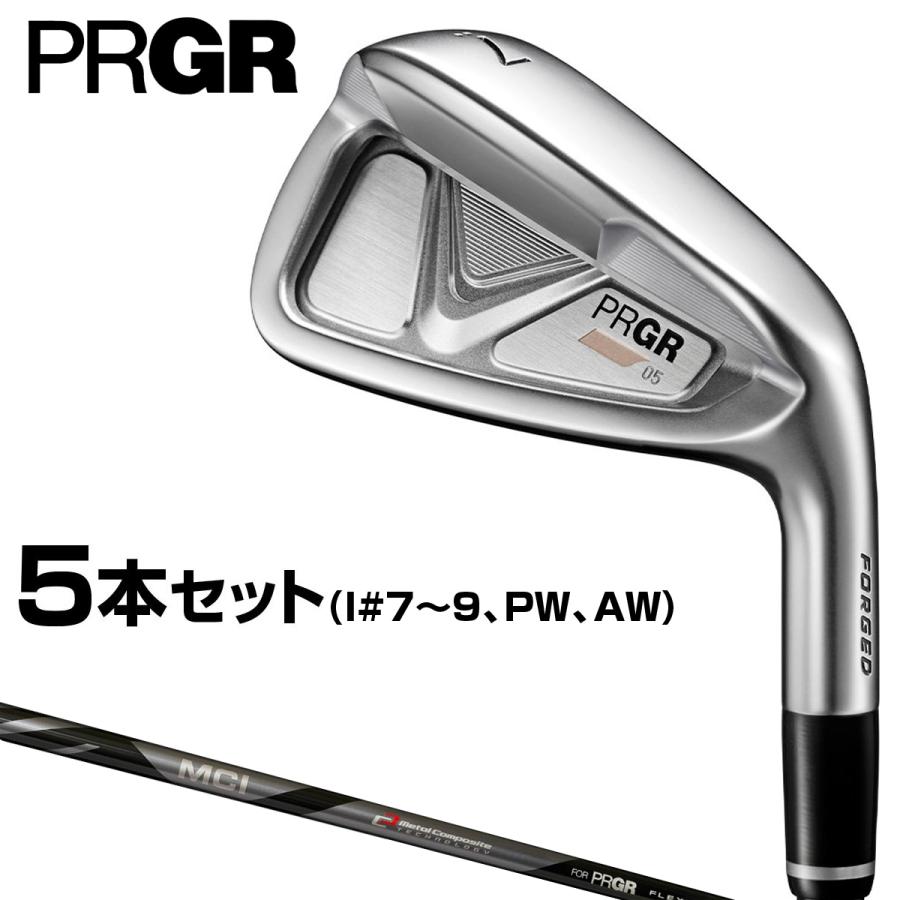 PRGR 05（2021年）アイアンセット 5本 純正カーボン（MCI R）