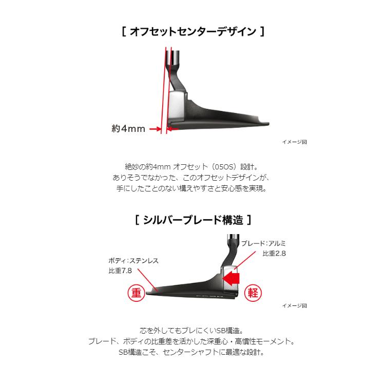 PRGR（プロギア） 正規品 Silver-Blade Centered シルバーブレード