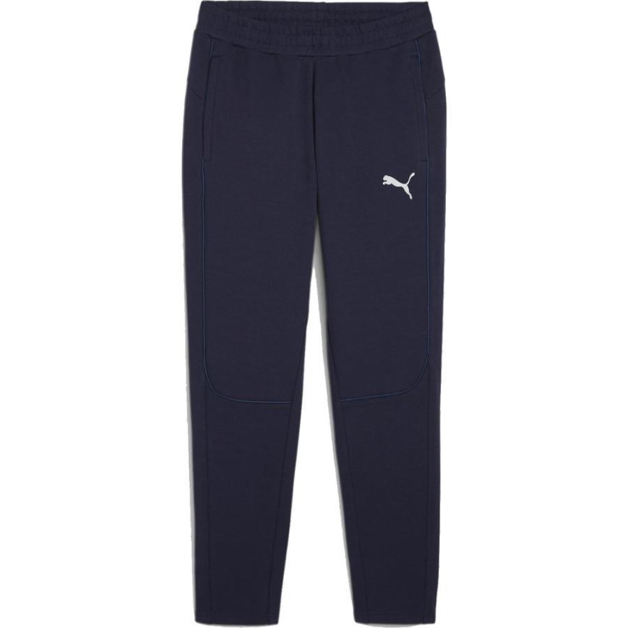 プーマ(PUMA) サッカー team FINAL カジュアル パンツ 659338 メンズ ネイビー/シルバー Lサイズ PUMA（プーマ） teamFINAL カジュアル パンツ ネイビー : EZAKI NET