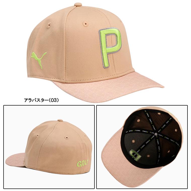 PUMA GOLF プーマ ゴルフ 日本正規品 ブリム グラフィック Pロゴ キャップ 2024新製品 「 025770 」｜ezaki-g｜04