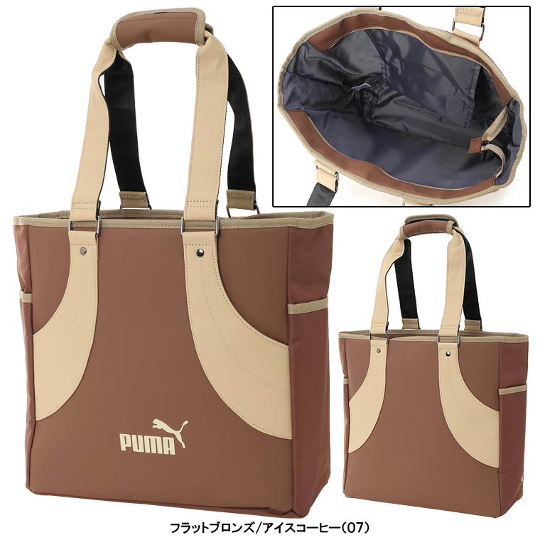 【2025秋冬新色】 PUMA GOLF プーマ ゴルフ 日本正規品 ユニセックス 男女兼用 FOG クラシック トートバッグ 2025モデル 「 091941 」の画像